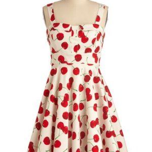 Modcloth ‘Pull Up a Cherry’ Ixia Mini dress XL
